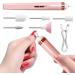 Electric Nail Files 5 in 1 Electric Nail Drill with LED Light Portable Mini Manicure Pedicure Tool for Shaping and Grinding Cordless Electric Nail File for Acrylic and Gel Nails - Buy Online on GoSupps.com