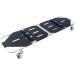 Emergency Rescue 4 Wheels Stretcher with 2 Seat Belt Aluminum Alloy Flat Foldable Stretcher Suitable for Patient Transport Maximum Load Bearing 350lb - Buy Online on GoSupps.com