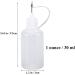 Onwon 10-Piece Precision Needle Tip Glue Bottle Applicator - 1oz/30ml Empty Squeeze Bottles for DIY Crafts - Buy Online on GoSupps.com