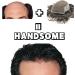Hairnotion French Lace Toupee with 2 PU Base Off Black 1b# for Men - Natural Hairpiece with 20% Gray (1b20#) - Buy Online on GoSupps.com