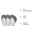 Buy Lead Care Hair Turban Set of 3 - Quick-Drying Microfiber Hair Drying Towels in Anthracite | Best Hair Care Solutions - Buy Online on GoSupps.com