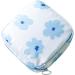 Fiyson 2 Periods Bag - Women's Sanitary Napkin & Tampon Storage Bag with Zipper - 12.5cm x 12cm x 4.5cm - Blue Women's Organizer - Buy Online on GoSupps.com
