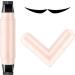 Eyeliners Stamp Eye Stencil Makeup Smooth Precise Pen Tool Multifunctional Design for Makeup Beauty Family Friends Black - Buy Online on GoSupps.com