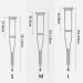 Crutches for Adults Underarm Aluminum Underarm Crutchesdjustable Adult Crutches for Walking Lightweight Accessories Walking Stick Great for Travel or Work - Buy Online on GoSupps.com