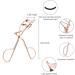 FRAVA Rose Gold Stainless Steel Eyelash Curler Set. Designed for No Pinching or Pulling Just Dramatically Curled Eyelashes & Lash Line in Seconds - Buy Online on GoSupps.com