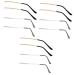 Iplusmile schnapps glass screwdriver 6 pairs of glasses legs metallic glasses metallic n glasses n glasses n brackets glasses screwdriver metal glasses brick spare bars x 3 pieces 20x16cmx3pcs