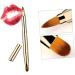 Housoutil Double-ended Lip Brush Double-sided Lip Brush Makeup Lip Makeup Beauty Tool Kit Lip Applicators Cosmetic Kit Lip Gloss Makeup Brush Retractable Lipbrush Lipstick Brush Metal - Buy Online on GoSupps.com