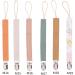 Lazder Cotton Linen Pacifier Holder & Chain for Infants | Best Pacifier Holder for Babies M18 - Buy Online on GoSupps.com