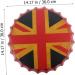PRETYZOOM American Flags Beer Cap Pendant Vintage Decor Vintage Home Decor Iron-art Wall Hanging Picture Tin Painting Metal As Shown 36X36X4CM - Buy Online on GoSupps.com