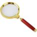 Magnifiers 5 Times The Hand-held Magnifying Glass Reading Old Children Reading Books 70mm5 Times Optical Glass Wooden Handle Class to Send Parents Reading Aids - Buy Online on GoSupps.com