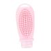 Harilla 2-in-1 hair shampoo brush and travel bottle hair-head skin massage brush light for women and men hair wash and cleaning brush pink