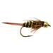 Feeder Creek Prince Bead Head Nymph Fly, One Dozen Fly Fishing Wet Flies for Trout Bass Steelhead, 7 14