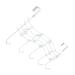 STOBAZA Iron Musical Note Hook Hangers Black Entryway Door Hook Rack Household Door Hook Nightgown Nail 42X24.5CM White