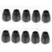 10 Pairs Echo Ear Beans Spare Parts Replace Ear Tips Replacement earplugs Ear Buds Earphone Ear Buds Accessories 1.4X0.9CM Black