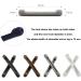 Eyeglasses Temple Tips Sleeve Retainer - 4 Pairs Soft Silicone Anti-Slip Elastic Comfort Glasses Retainers for Spectacles, Sunglasses, Reading Glasses - Random Colors (Black, Clear, Grey, Brown) - Buy Online on GoSupps.com