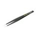 Wiha Professional ESD precision-tech tweezers made of stainless steel fine lace with a static dividing handle and hypoallergenic handle 130 mm total length