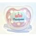 Pacifier PINK PERSONALIZED WITH "Princess" PHRASE 6-12 MONTHS SILICONE Baby Newborn Brillabenny