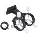 Aluminum Alloy Telescope Finderscope Bracket - Adjustable Mounting for Astronomical Telescope Pointer - 1/4 Standard Hole - Buy Online on GoSupps.com
