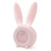 Homealexa Children Lichtwecker Cute Rabbit Kinder alarm clock Creative bedside lamp snooze function time-controlled night light day-to-day attendant for children girls (pink) a-pink