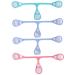 HiCat 4 Pack Baby Cloth Diaper Fasteners, Replaces Diaper Pins, Blue, Green and Pink (GPB-4 Pack)