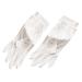 DOITOOL 1 Pair Grooming Gloves Dry Cracked Hands Gloves Beauty Supply Hand Accessory Lotion Gloves Wristband Hydrating Lotion Inspection Gloves Beauty Products White Silk Summer