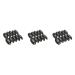 WEITAI 30 Pairs Black Plastic Hairdresser Colouring Ear Cover Shield Protector