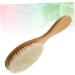 GLEAVI Natural Hair Brush Set for Baby | Soft Bristle Infant Hairbrush & Wooden Comb | Massage & Bath Brush Combo | 18X5CM White - Buy Online on GoSupps.com