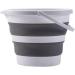 Mop Bucket Folding Bucket Portable Outdoor Travel Water Bucket Fishing Bucket Household Space Saving with Carry Handle - Buy Online on GoSupps.com