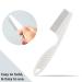Metal Nit Comb with Long Handle for Head Lice Removal - Fine Tooth Nit Comb for Adults, Kids, and Pets - White - Buy Online on GoSupps.com