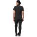 Adar Pro Breakthrough Plus Scrub Set for Women - V-Neck Top & Pocket Pants, Black - Size Medium - Buy Online on GoSupps.com