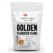 Raw Golden Flaxseed Milled Flour 1kg from Dhillons Flour Mill | UK farmed and milled | Great in shakes and for baking | GMO Free | Clean ingredients 1000 grams