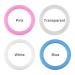 20PCS Soft Baby Pacifier Holder Rings - Transparent Pacifier O-Rings for Baby Shower Gifts - International Shipping Available - Buy Online on GoSupps.com