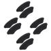 4 Pairs Heel Stickers Heel Pads Shoe Inserts High Heel Comfort Fancy Sneakers for Women Dressy Wear-Resistant Heel Cushions Heel Supply Replaceable Heel Liners Anti-Leather Fleece Black 9.5X3.5X1CM
