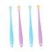 Minkissy 4 pieces toothbrush tooth cleaning bristle toothbrush for manual toothbrush training toothbrush children's training brush grip pp care