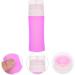 Mikinona Travel Storage Bottle Cylindrical Bottling Shampoo Bottle Refillable Bottle Shampoo Containers Silicone Liquid Bottle Empty Storage Silica Gel Cosmetic Set Bottle Purple Travel 11.4X3.6CM Purple - Buy Online on GoSupps.com