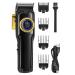 Professional Hair Clippers for Men Professional Men's Cordless Hair Clipper USB Rechargeable LED Smart Display Hair Trimmer