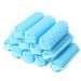 SUMAJU Hair Rollers 12pcs Soft Sponge Hair Roller Foam Styling Hair Curler Home DIY Curling Tool Blue