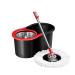 360 Degree Spin Mop Floor Cleaning System Stainless Steel Dry Basket for Home Office and Kitchen to pursue happiness