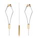 HERCULES Fly Tying Tools, Fly Tying Kit with Bobbin Thread Holder, Wire Threader, Knot Whip Finisher, Hackle Plier, Bodkin, Fly Fishing Lure Making Accessories 2pcs Bobbin + 1pcs Threader