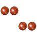 Lurrose 4 pieces solid wood massage ball Chinese health massage Chinese stress balls for health exercises baoding balls chinese wooden balls hand rolls mahogany ball