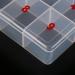 Nail products nail piece storage empty box 1000 pieces translucent digital nail piece anti falling empty box jewelry rack - Buy Online on GoSupps.com