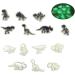 PVC Dinosaur Shoe Charms - 14pcs Luminous Decoration Pins for Boys' Clog Shoes & Bracelets | Dinosaurs Themed Party Favor - Buy Online on GoSupps.com