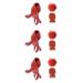 NOLITOY 9 Pcs Three Piece Bath Back Scrubber Strap Body Towel Bath Glove Bath Sponge Shower Loofah Sponge Pouf Bath Scrubber Back-Pulling Towel Shower Bath Shower Mitt Lip Gloss Massage