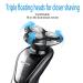 4 IN 1 Electric Head Shaver for Bald Men | USB Rechargeable Hair Trimmer & Razor | Professional 4D Beard Trimmer - Buy Online on GoSupps.com