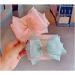 FEIFEI'S BOW 5 Princess Chiffon Heart Bow Hair Clip - Pale Pink - Girls Baby Kids Toddlers Ribbon Barrettes - Buy Online on GoSupps.com