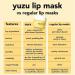 Saturday Skin Yuzu Vitamin C Lip Mask - Overnight Hydrating Balm for All Skin Types | Vegan Non-Sticky & Cruelty-Free - Buy Online on GoSupps.com