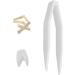 Verdant Touch Tooth Bandage - Gold Plated Metal Jewelry with English Letter X for Fashionable Halloween & Party Hip-Hop Style - Buy Online on GoSupps.com