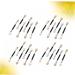 SOESFOUFU 30pcs Eye Shadow Applicator Concealer Brush Makeup Eyeshadow Brush Sponge Tipped Oval Makeup Tool - Buy Online on GoSupps.com