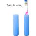 nuoshen 2 Pcs Plastic Toothbrush Case Portable Toothbrush Holder Toothbrush Cover Storage for Daily Travel - Buy Online on GoSupps.com