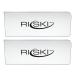 RiSki ski wax scraper blade - Plexi blade 5 mm (set of 2)